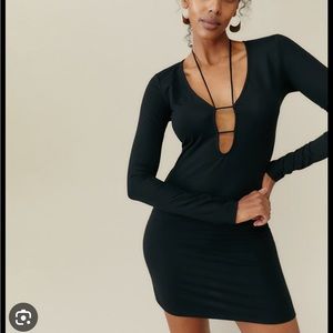 Reformation Vianna Dress in black size S